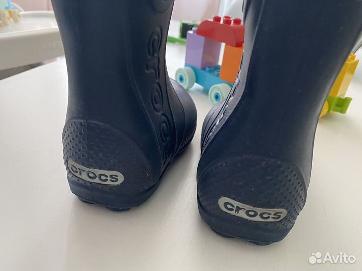 Резиновые сапоги crocs детские