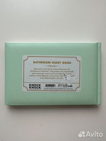 Bathroom guest book Urban outfitters