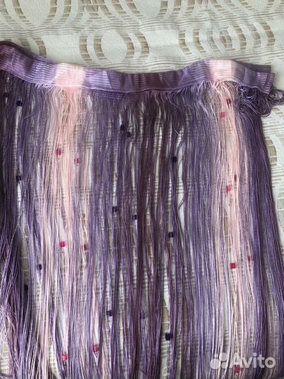 Нитевые шторы с бусинами 300 см/280 см (2 шт)