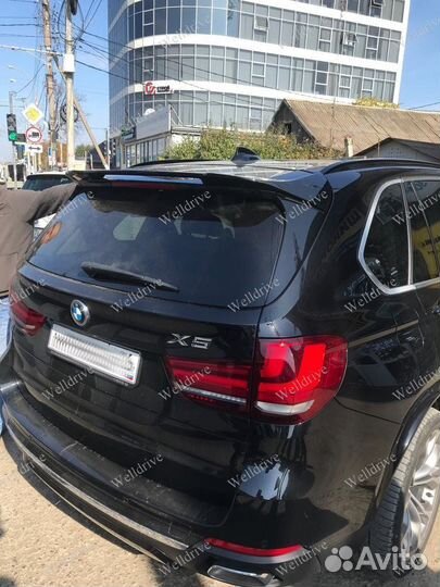 Спойлер BMW X5 F15 верхний черный глянец