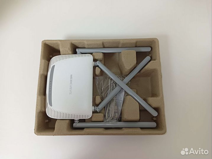 Wi-Fi роутер mercusys MW325R, N300, белый