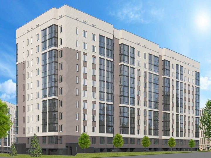 2-к. квартира, 49,5 м², 10/10 эт.