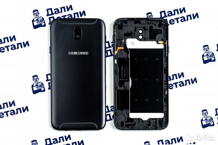 Задняя крышка для Samsung J7/J730 2017 Чёрный