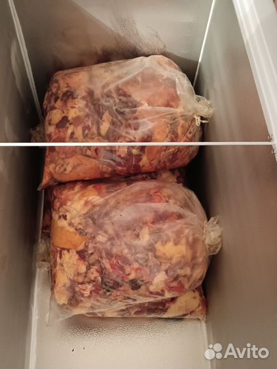 Мясные обрезки для собак и кошек. Жилки конины