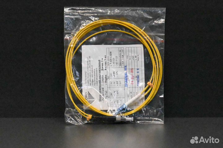 Telcord LC UPC-ST UPC-9 125-lszh-2M новый, 7 шт