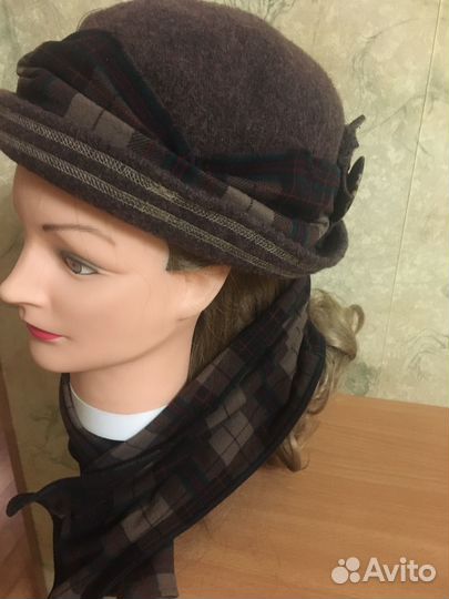 Шляпа фетровая женская