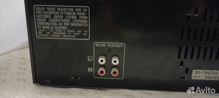 Кассетная дека technics rs-tr474