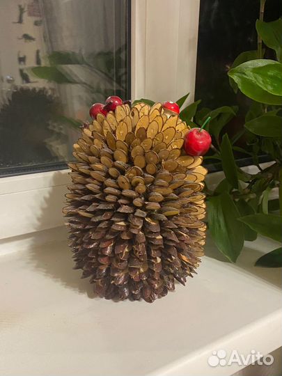 Ежик с ежонком