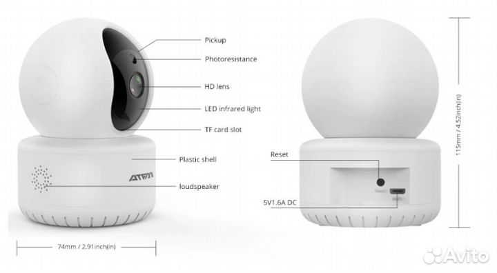Видеокамера WI FI