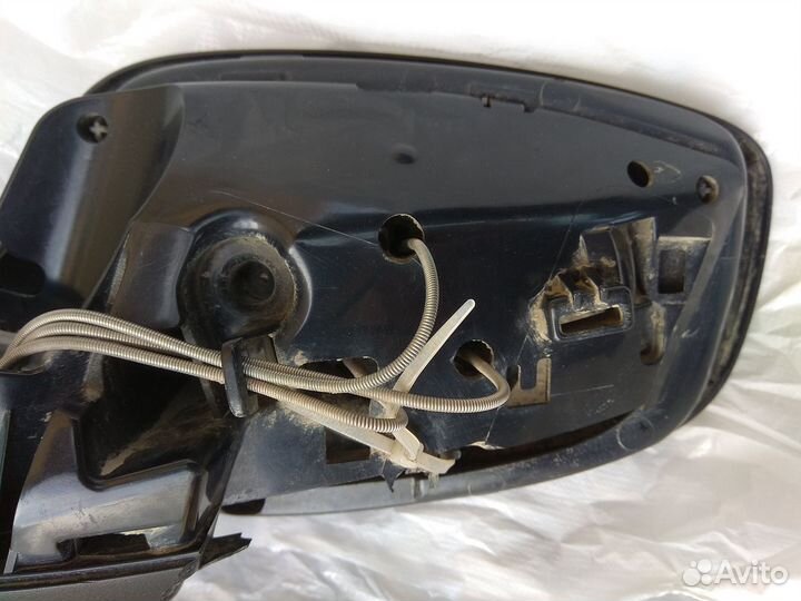 Зеркало левое hyundai solaris 1 дорест. механика