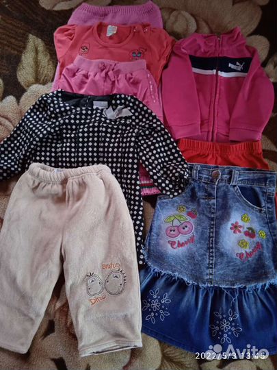 Продам пакет детских вещей