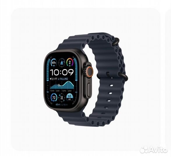 Apple Watch Ultra 2 Black / Black Ocean Band