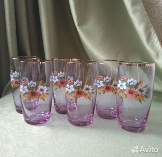 Стаканы тонкие СССР кружки салатники