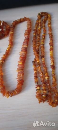 Янтарные бусы СССР