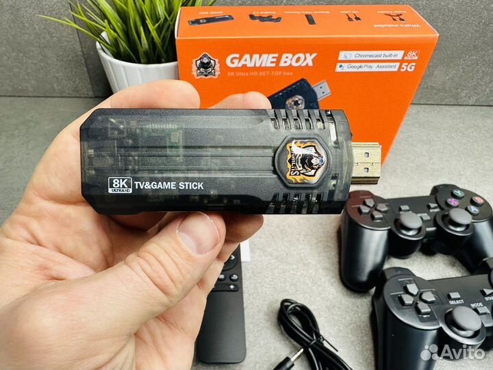 Игровая приставка Game Box 8k AndroidTV + Game