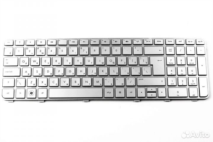 Клавиатура для HP Pavilion DV6-6000 Cеребряная p