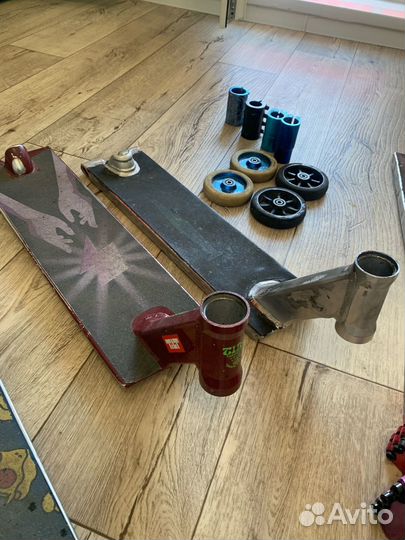 Детали для трюкового самоката (много)