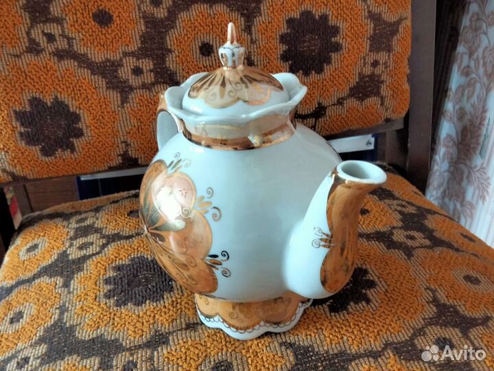 Чайник заварочный Дулево Гжель