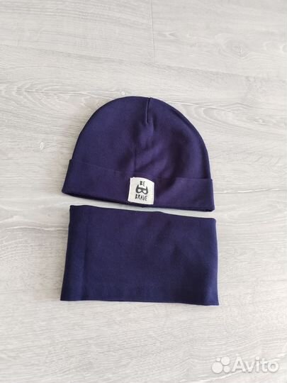 Шапка снуд 2хслойные