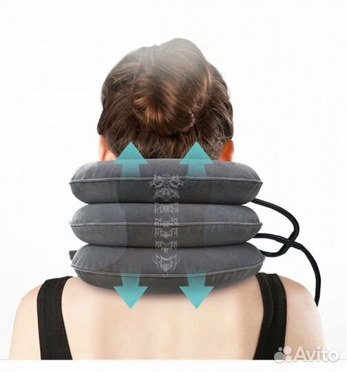 Надувной ортопедический воротник для шеи