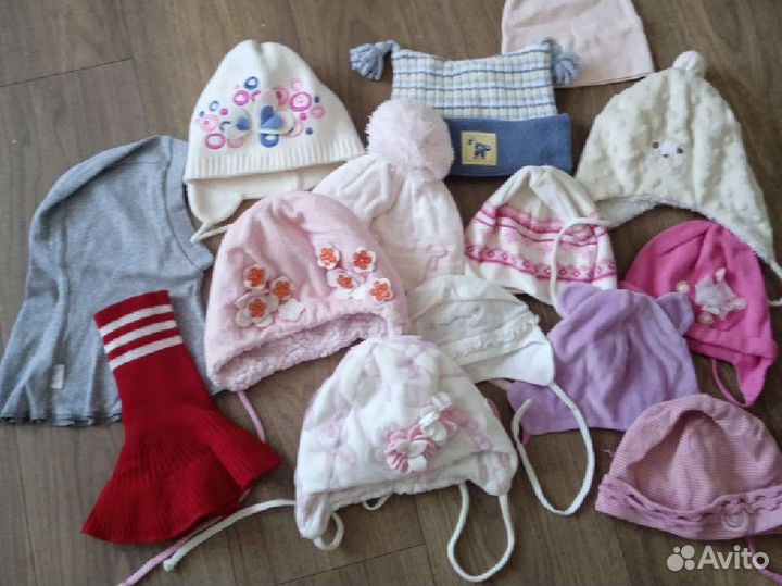 Шапочки от рождения до 6лет