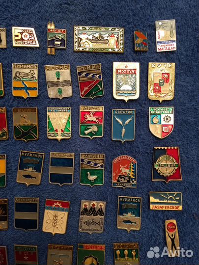 Коллекция значков, города СССР