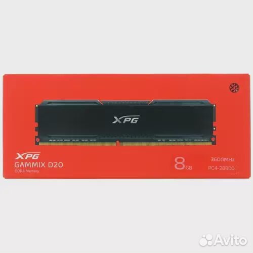 Оперативная память 8 Gb 3600 MHz adata XPG gammix