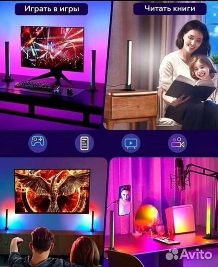 Динамическая подсветка ночник Световая панель RGB