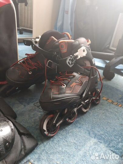 Ролики,комплект с сумкой и защитой