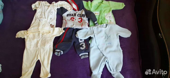 Вещи пакетом от 0 до 86 р.для мальчика