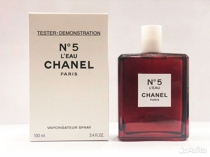 Тестер парфюма Chanel №5 L'eau Red Edition
