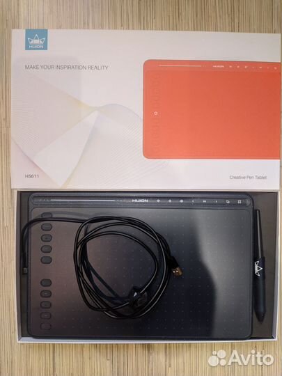 Графический планшет huion hs610