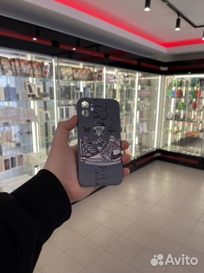 Чехол с принтом Squidward iPhone 11