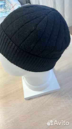 Вязаная шапка мужская,зимняя
