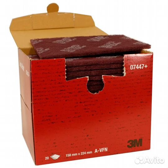 Скотч-брайт Красный 3M 07447