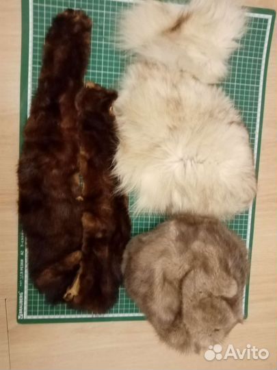 Мех норки и песца