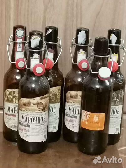 Бутылки с бугельной крышкой