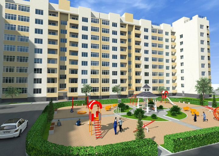 2-к. квартира, 75,8 м², 4/9 эт.