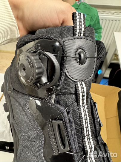 Треккинговые ботинки мужские шнуровка катушка