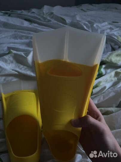 Ласты детские 30-32 желтые