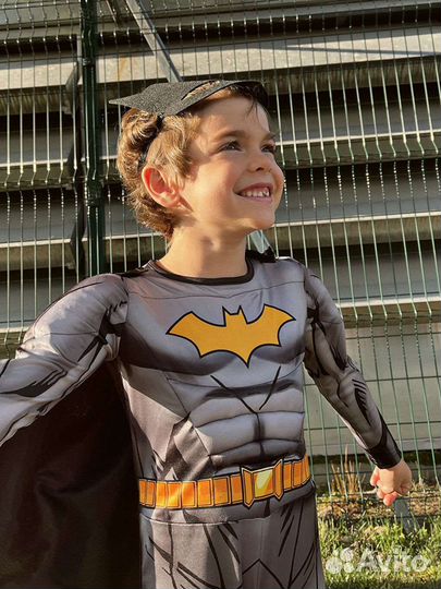 Костюм Бэтмена детский 7-9 лет, 128 см