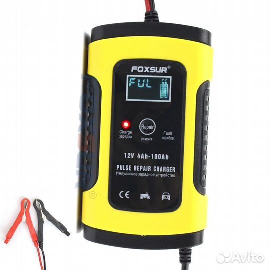 Автомобильное зарядное устройство Акб 12V