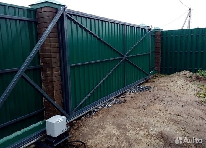 Автоматические ворота. Откатные ворота