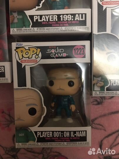 Колекция Фигурок Funko pop «Игра в кальмара»