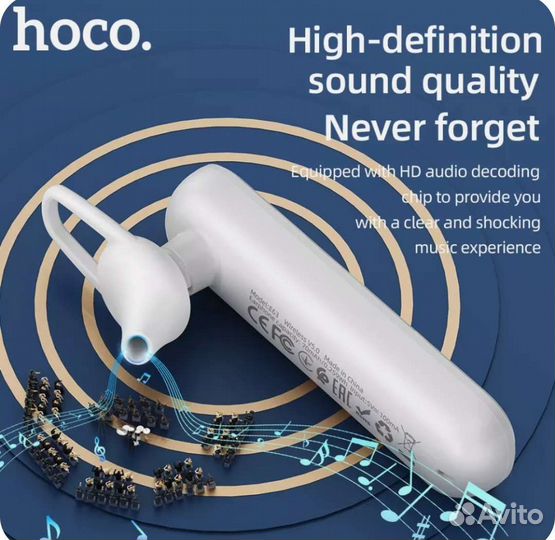 Bluetooth гарнитура hoco новая