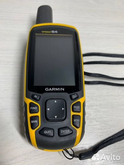 Навигатор Garmin GPSmap 64 + карты РФ