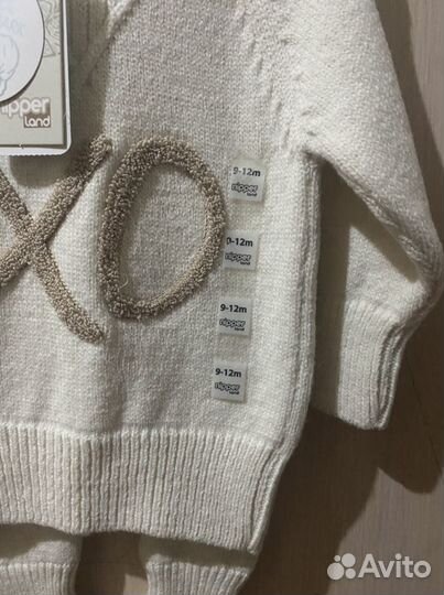 Костюм теплый детский овечка 9-12 мес