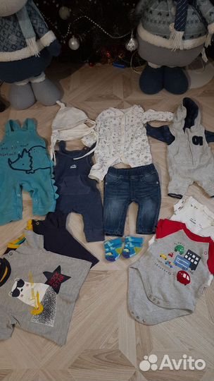 Большой пакет на мальчика mothercare, next, zara