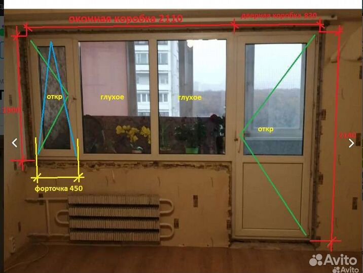 Пластиковые окна и двери бу