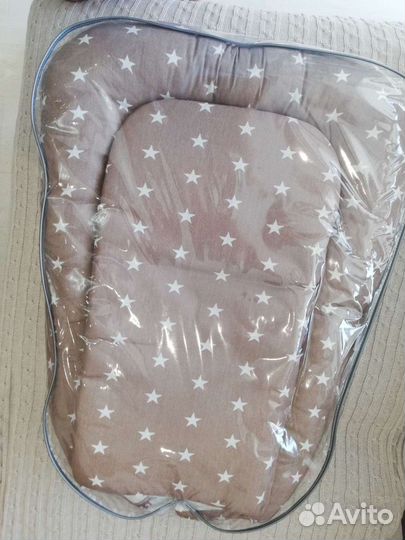 Кокон гнездо для новорожденных (новый) +бортики